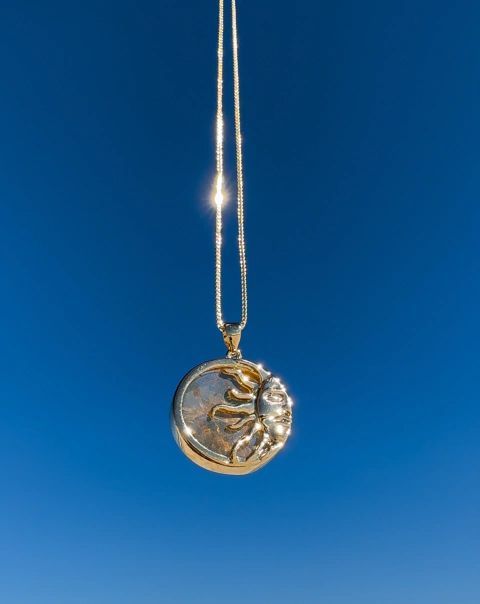 Yang Citrine Gold Necklace