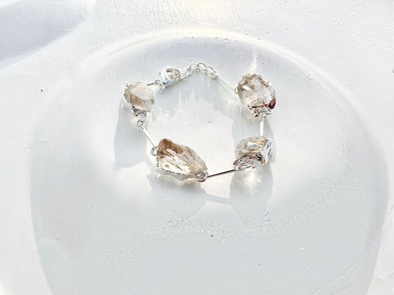 Pulseira Eleva Cristal prateado