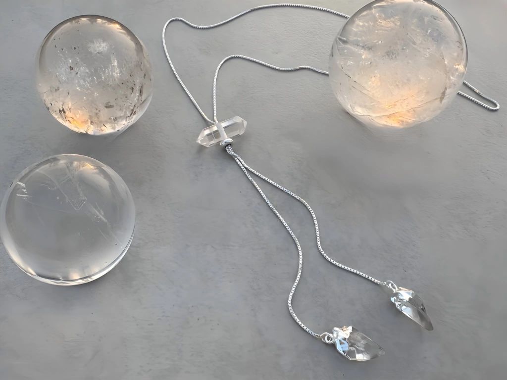 Colar Sirius Cristal prateado