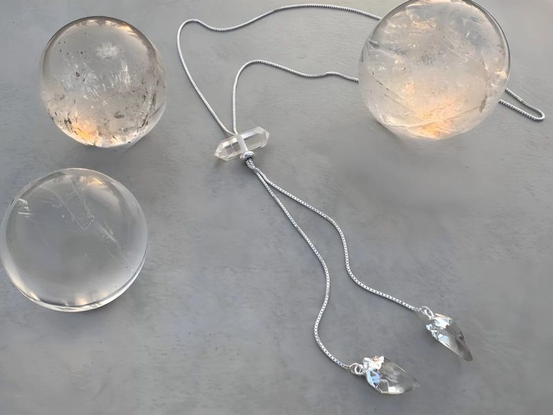 Colar Sirius Cristal prateado