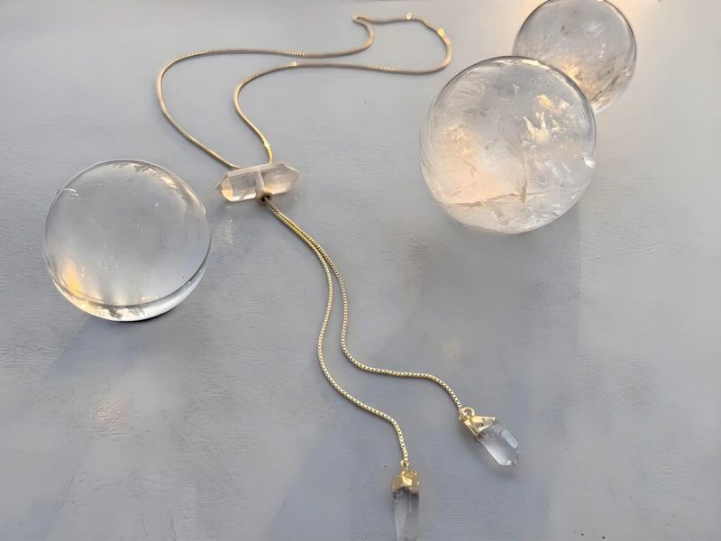 Colar Sirius Cristal dourado
