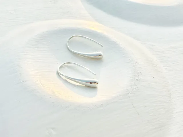 Silver Drop Earrings