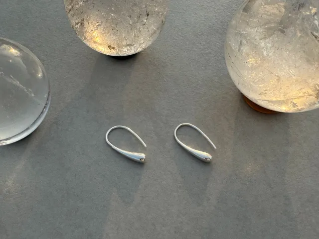 Silver Drop Earrings