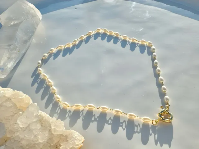 Salar Golden Pearl Choker