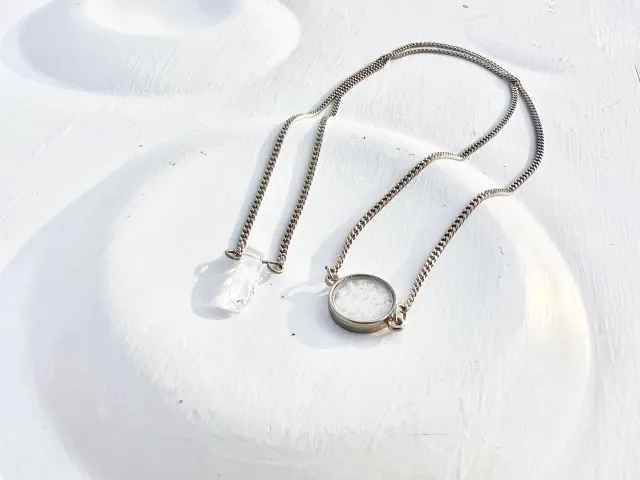 Scapular Silver Coarse Salt