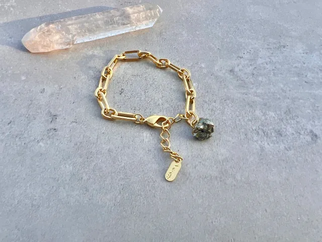 Tokyo Gold Pyrite Bracelet