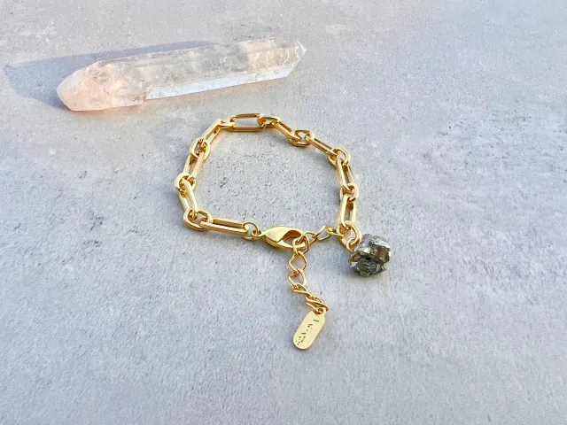 Pulseira Tokyo pirita dourada