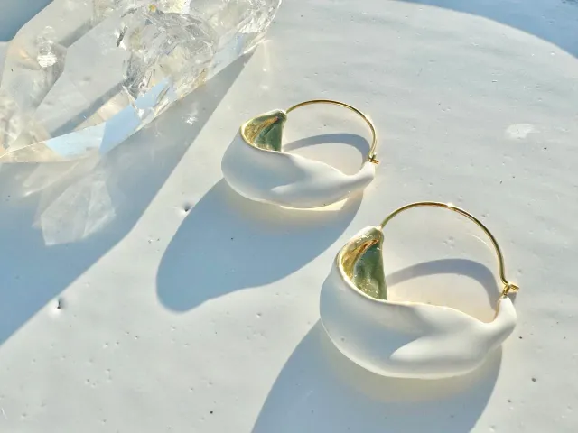 Golden Oasis Earrings