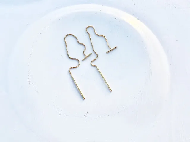 Golden Haste Earring