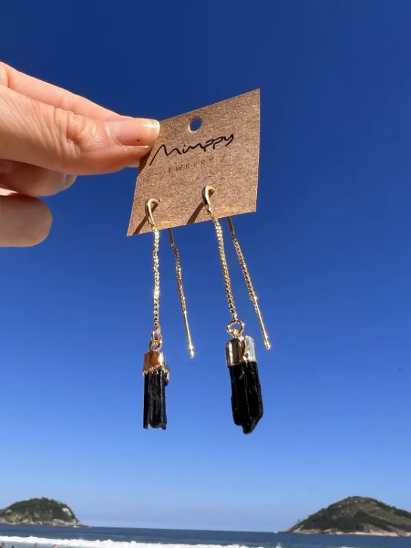 Dilly Golden Tourmaline Earrings