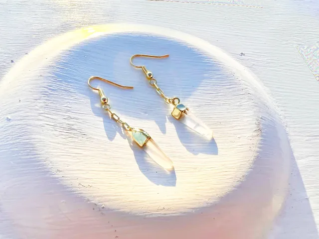 Joy Crystal Gold Earrings