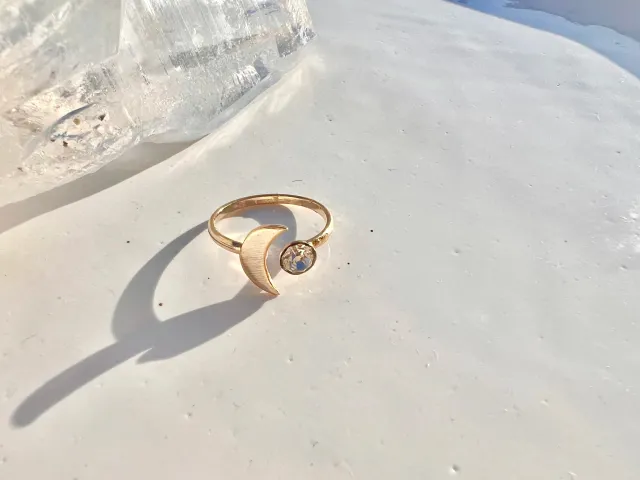 Golden Lunar Ring