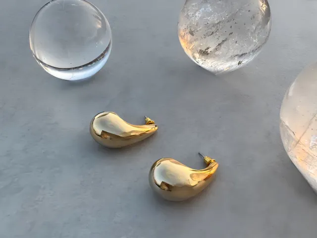 Golden Cosmos Earring