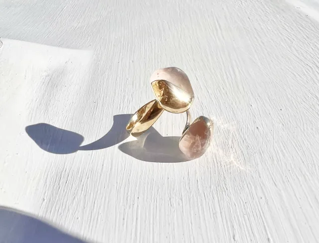Zee Rose Quartz Ring