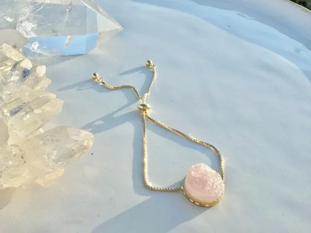 Cosmic Rose Quartz Bracelet