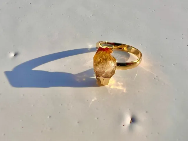 Joy Citrine Gold Ring