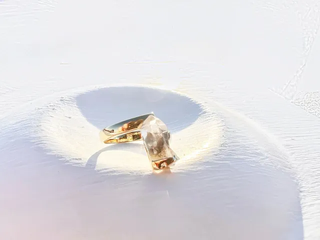 Joy Crystal Gold Ring