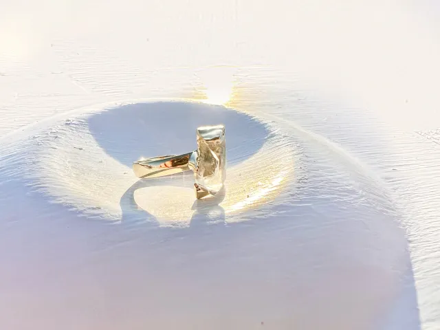 Joy Crystal Gold Ring