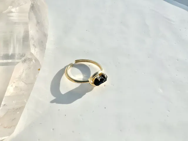 Gold Capri Tourmaline Ring