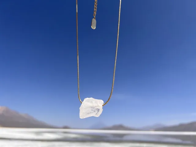 Salinas Crystal Gold Necklace