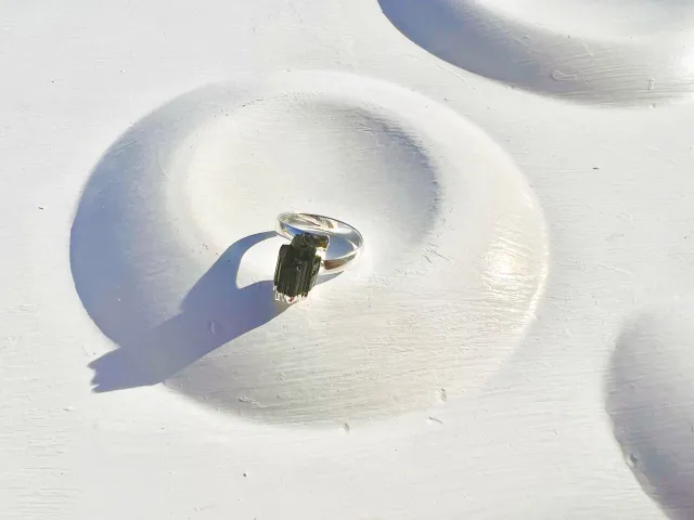 Joy Tourmaline Silver Ring
