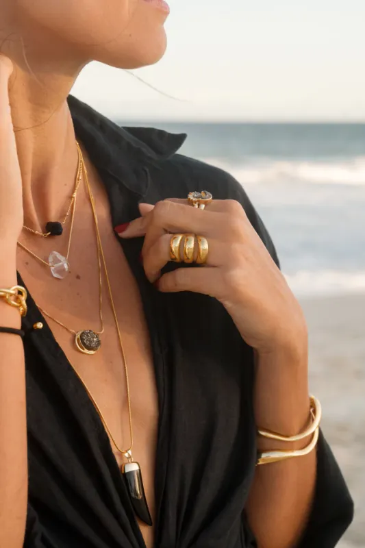 Cassis Golden Onyx Choker