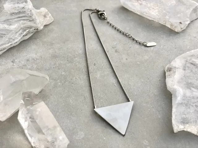 Silver Trya Necklace