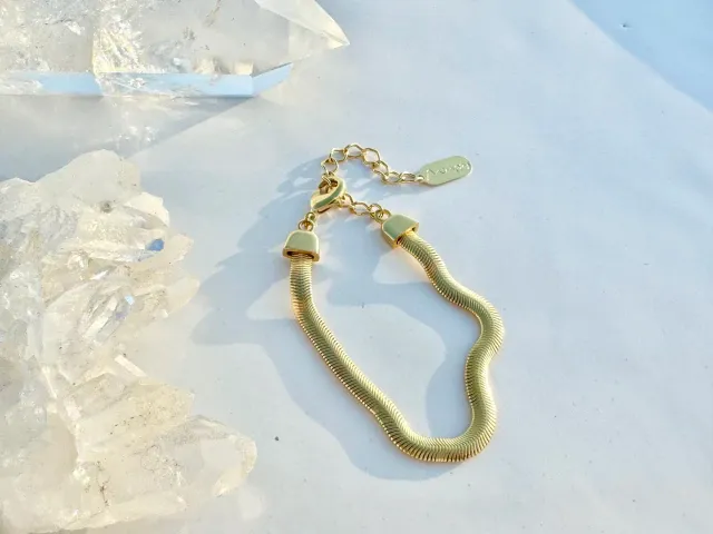 Gold Snake Bracelet