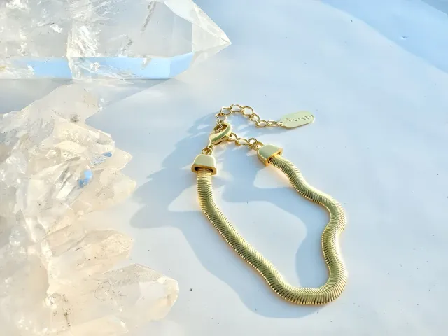 Pulseira Snake dourado