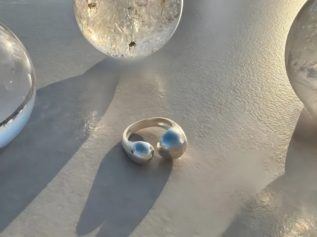 Silver Cosmos Ring