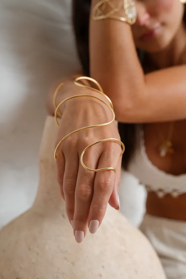 Gold Snake Bracelet