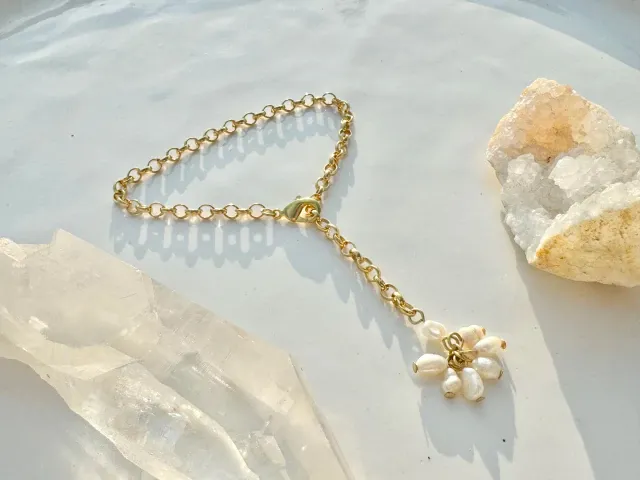 Marais Baroque Pearl Anklet