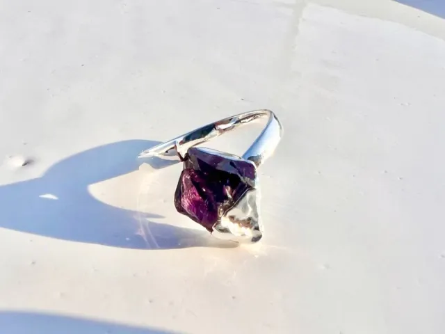 Joy Amethyst Silver Ring