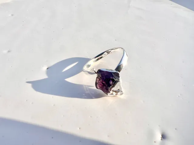 Joy Amethyst Silver Ring