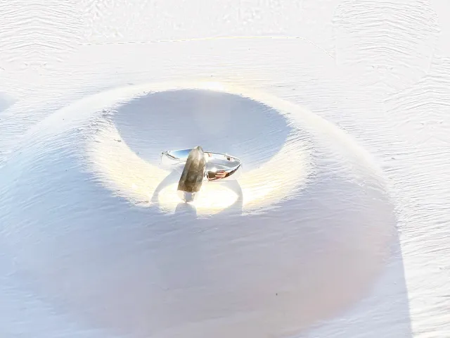 Joy Crystal Silver Ring