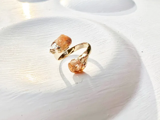 Zee Citrine Gold Ring