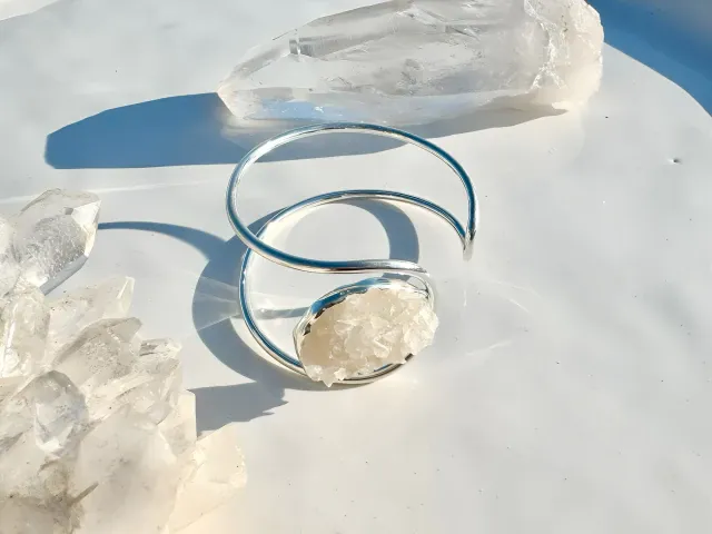 Sienna Crystal Silver Bracelet