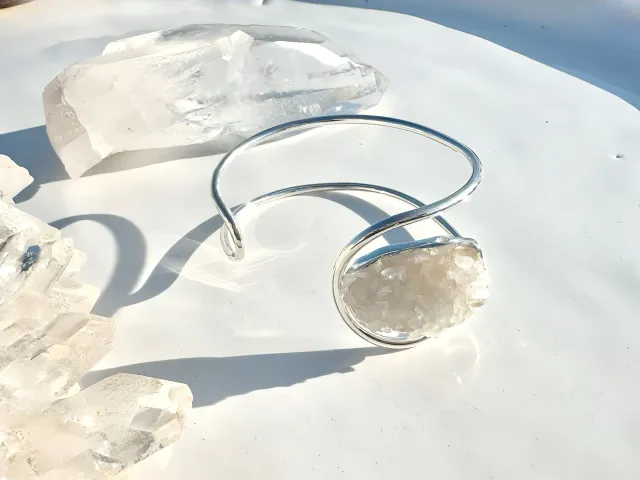 Sienna Crystal Silver Bracelet