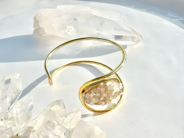 Sienna Crystal Gold Bracelet