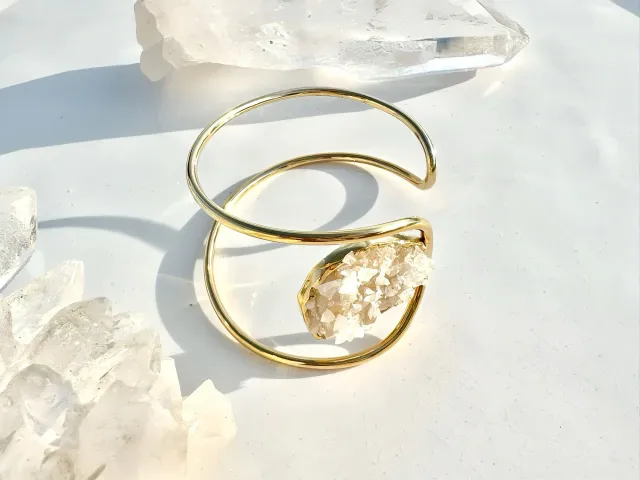 Sienna Crystal Gold Bracelet