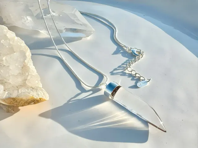 Naiobi Crystal Silver Necklace