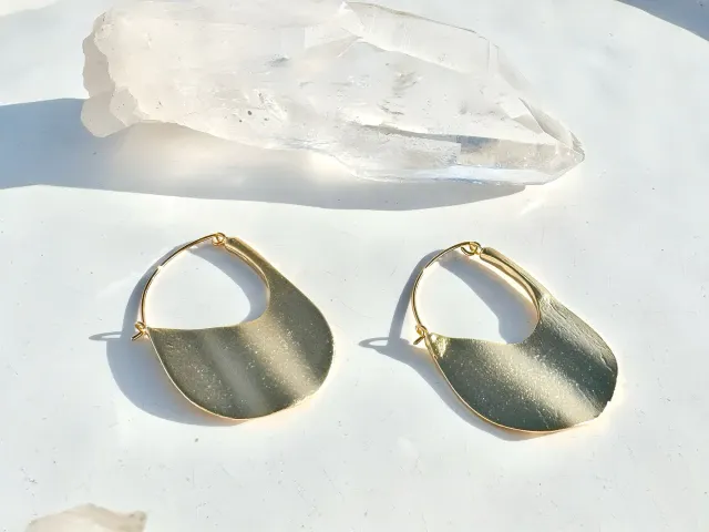 Gioh Gold Hoop Earrings
