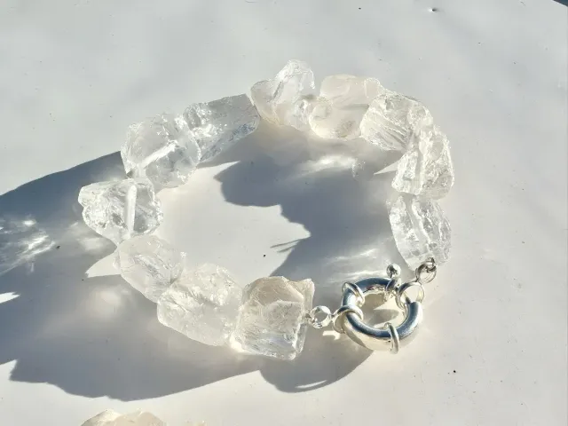 Crete Crystal Silver Bracelet
