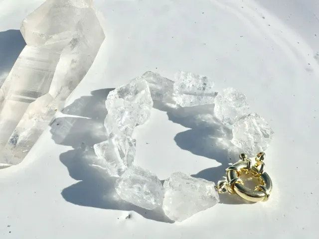 Crete Crystal Gold Bracelet