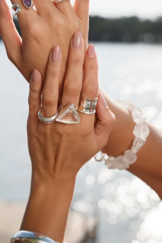 Crete Crystal Gold Bracelet