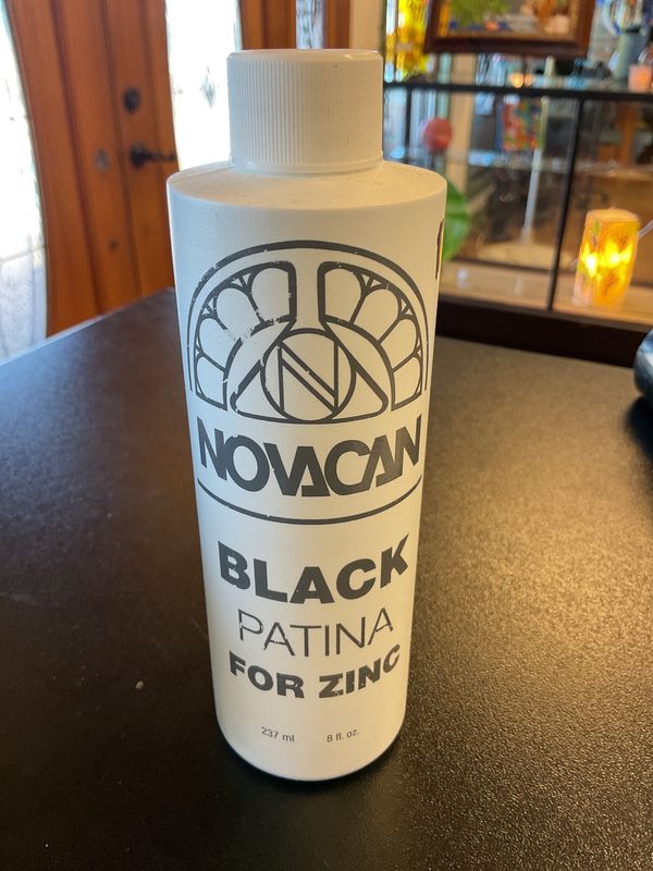 Novacan Black Patina for Zinc