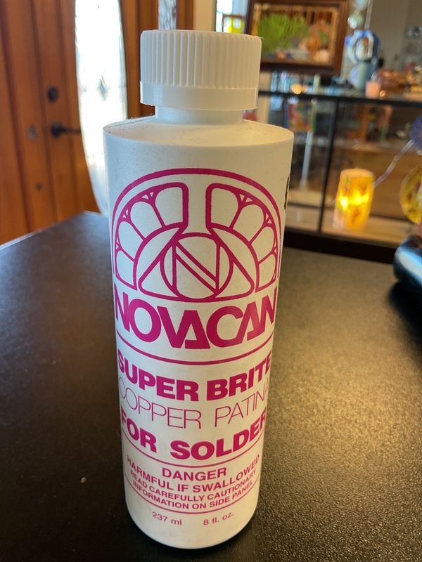 Novacan Super Brite Copper Patina for Solder