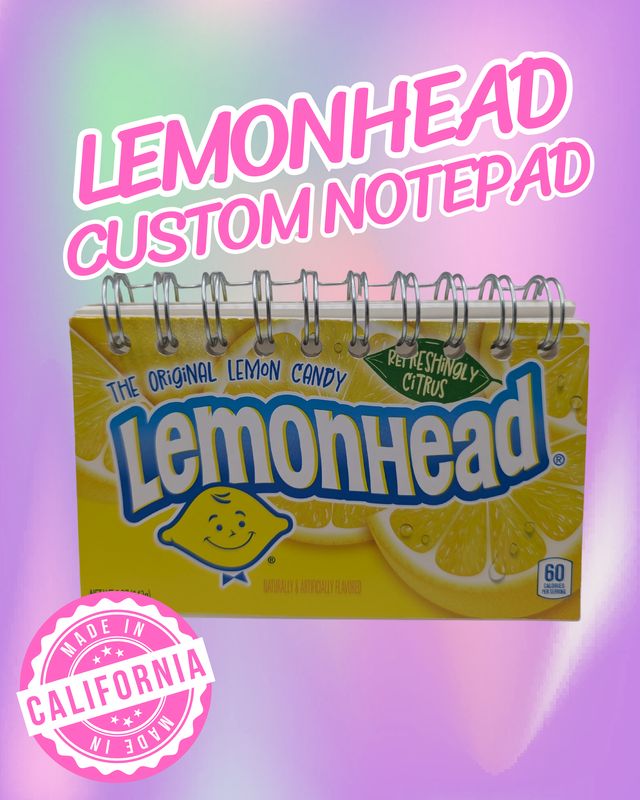 Lemonhead Custom Notepad