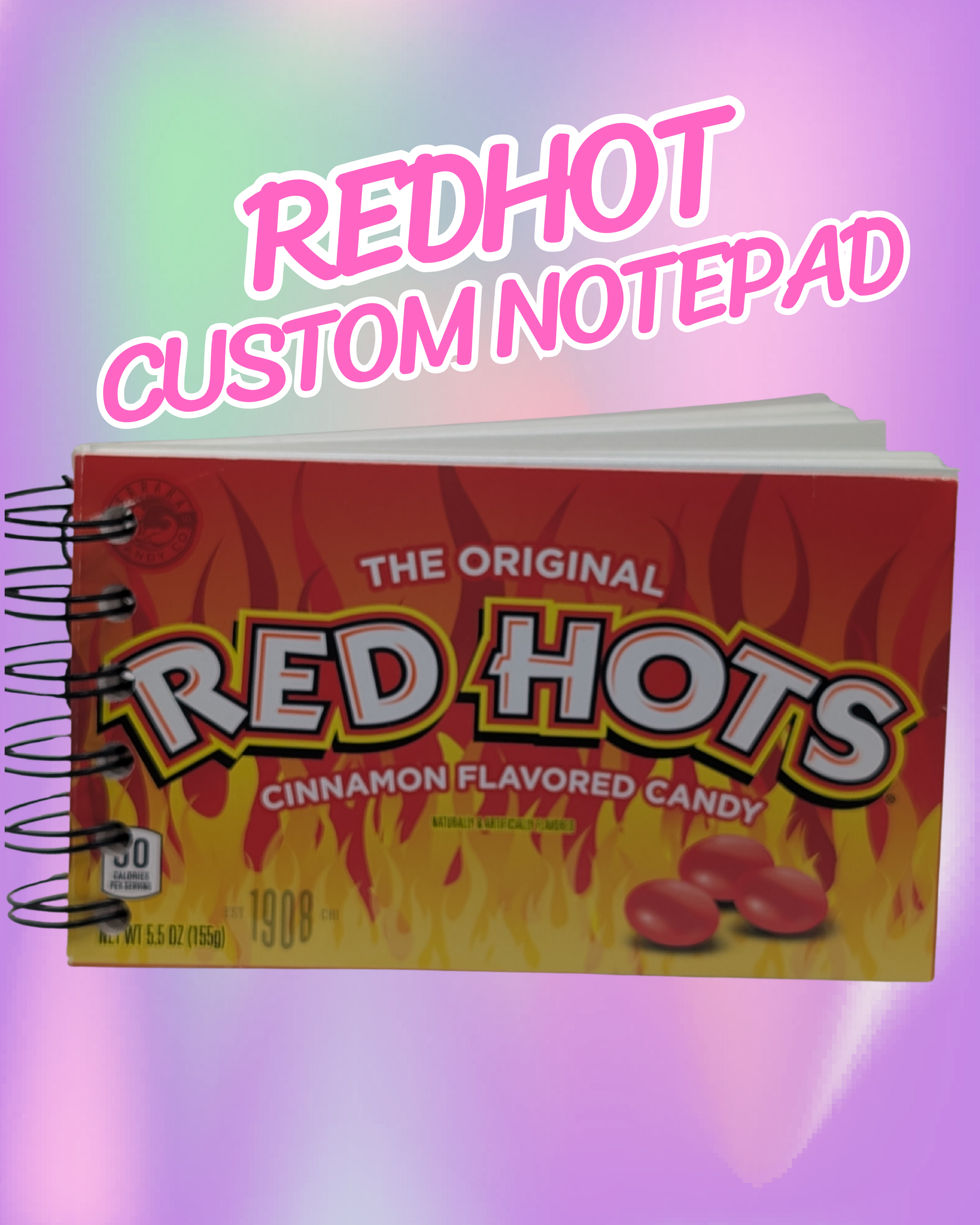 Red Hots Custom Notepad