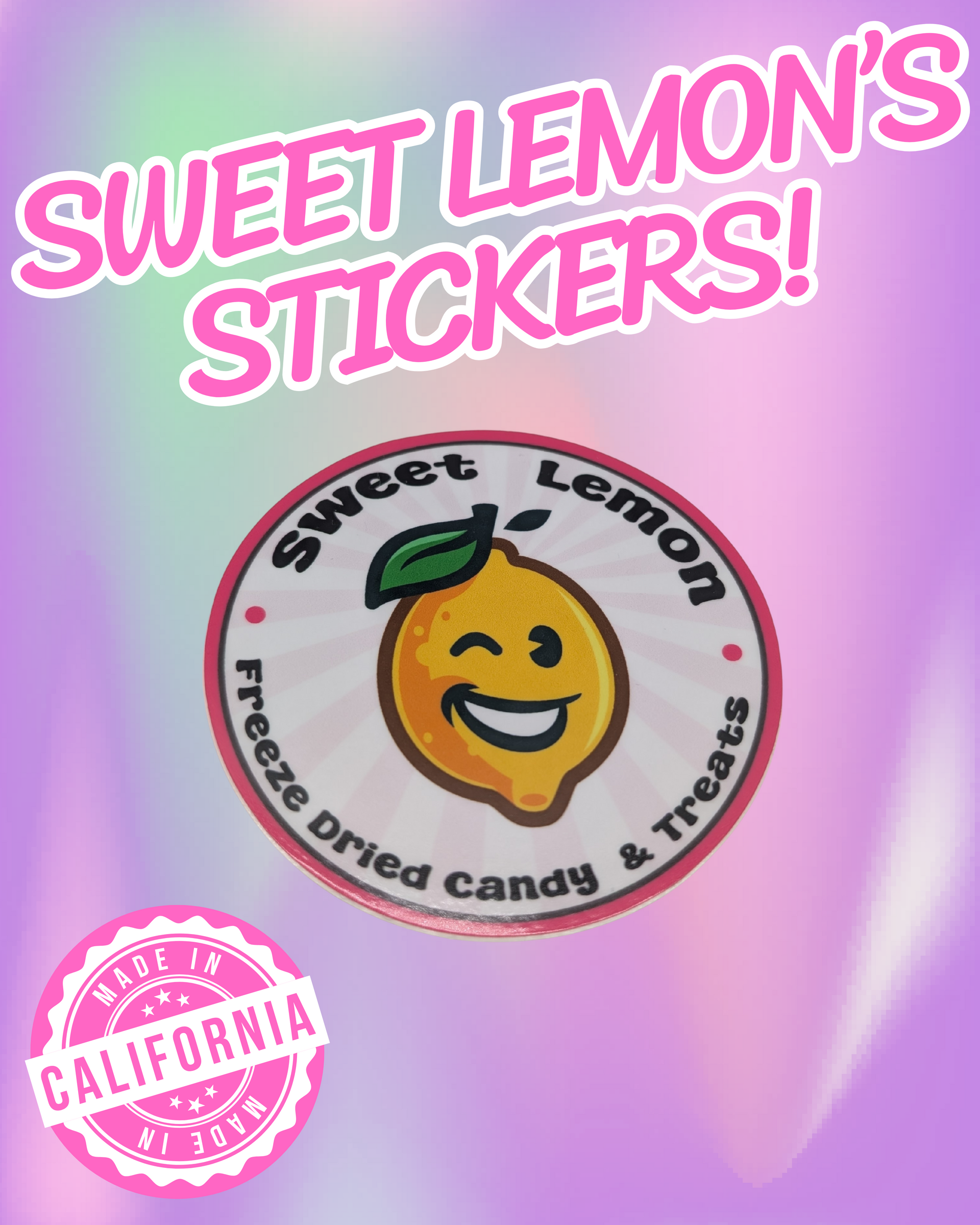 Sweet Lemon Candy Stickers!